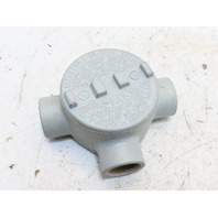 Appleton GR-EFHC Conduit Outlet Box Explosion Proof Type T  1"NPT Hubs Aluminum