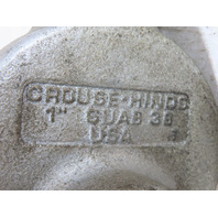 CROUSE HINDS GUAB 36 Conduit Outlet Box Explosion Proof 1"NPT Hubs Malleable