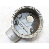 CROUSE HINDS GUAB 36 Conduit Outlet Box Explosion Proof 1"NPT Hubs Malleable