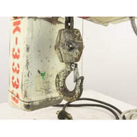 Coffing 2 Ton 2-Speed Chain Hoist 5/16 FPM 20'Lift Power Trolley