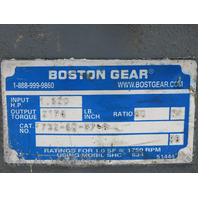 Boston Gear F732-60-B7-G 700 SERIES SPEED REDUCER Box 140TC 60:1 Ratio