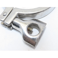 QTY 4 Tri Clover 3" Clamps Stainless Steel 304 Sanitary Pipe Fittings