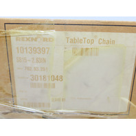 Rexnord S815-2.63IN Wide Carbon Steel Conveyor Chain Belt  10' Long