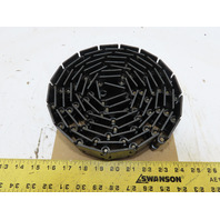 Rexnord S815-2.63IN Wide Carbon Steel Conveyor Chain Belt  10' Long