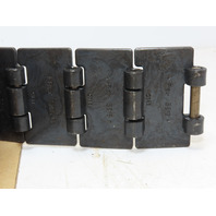 Rexnord S815-2.63IN Wide Carbon Steel Conveyor Chain Belt  10' Long