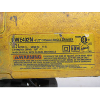 DEWALT DWE402N 4-1/2-Inch 11-Amp Paddle Switch Angle Grinder Tested