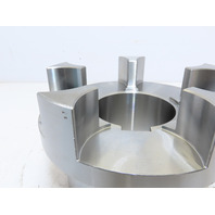 Rotex KTR Size 100 Flexible Curved Jaw Hub Shaft Coupling Steel Half 100 MM Bore