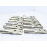 (QTY 12) Panduit LAB500-12-2 500KCMIL MCM 2-Hole 1/2"Stud Crimp Compression Lug