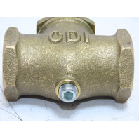 CONTROL DEVICES CB75 Check Valve Air Brass 3/4 in NPT 3/4 NPT 250 psi Pressure