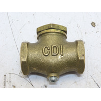CONTROL DEVICES CB75 Check Valve Air Brass 3/4 in NPT 3/4 NPT 250 psi Pressure