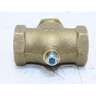 CONTROL DEVICES CB50 Check Valve Air Brass 1/2 in (F) NPT 250 psi Pressure