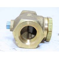 CONTROL DEVICES CB50 Check Valve Air Brass 1/2 in (F) NPT 250 psi Pressure