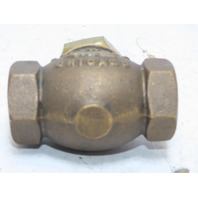 Pokorney Chicago 1012 1/2"NPT Bronze Spring-Loaded Vacuum Check Valves Ser.1000