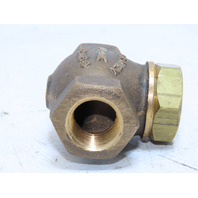 Pokorney Chicago 1012 1/2"NPT Bronze Spring-Loaded Vacuum Check Valves Ser.1000