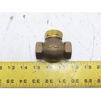 Pokorney Chicago 1012 1/2"NPT Bronze Spring-Loaded Vacuum Check Valves Ser.1000