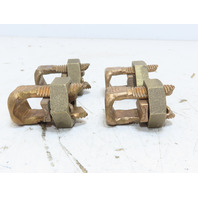 Lot of 4 BURNDY KS29 DB Copper Split Bolt Connector Servit 1STR-250 T8-250 R250