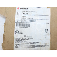 Lot of 4 BURNDY KS29 DB Copper Split Bolt Connector Servit 1STR-250 T8-250 R250