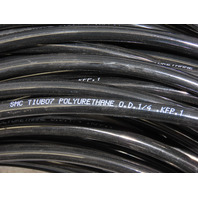 SMC TIUB07 Polyurethane PU Tubing Tube Hose 1/4"OD 190FT Long Black