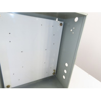 HOFFMAN A-20N166LP Electrical Enclosure Recessed Handle Type 1 20x16x6.62" Gray