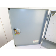 HOFFMAN A-20N166LP Electrical Enclosure Recessed Handle Type 1 20x16x6.62" Gray