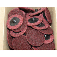 3M Scotch-Brite 07481 Roloc Medium 2 inch Surface Conditioning Disc - 48 Count