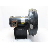 Baldor 2HP Cast Aluminum Pressure Blower 5x4" 3450RPM 208-230/460V 3Ph