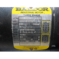 Baldor 2HP Cast Aluminum Pressure Blower 5x4" 3450RPM 208-230/460V 3Ph