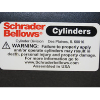 Parker/Schrader Bellows FAJ158421S 10.000 Air Cylinder 8" Bore 10" Stroke 250PSI