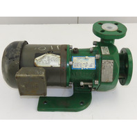 Sundyne KM1515 ANSIMAG Sealless Magnetic Drive ETFE Lined 1/2HP Chemical Pump