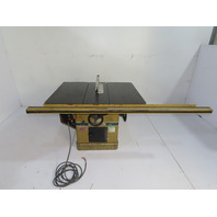 Powermatic Model 72 Table Saw 12/14" Tilting Arbor 3Ph 7.5Hp Biesemeyer 48"Rip