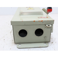 Square D H-362AWK 60A Fusible 3P Safety Disconnect Switch 600V AC/DC Raintight