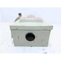 Square D H-362AWK 60A Fusible 3P Safety Disconnect Switch 600V AC/DC Raintight