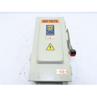 Square D H-362AWK 60A Fusible 3P Safety Disconnect Switch 600V AC/DC Raintight