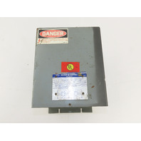 Square D 10S1F 3R Stepdown Power Transformer 10 kVA 1Ph HV 240/480V LV 120/240V