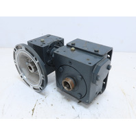 Hub City 0230-18838 56C Right Angle Double Gear Reducer 2400:1 0.73RPM 0.033hp