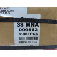 9000 pcs Signode 000562 38 MNA Strapping Seals 3/8" Nestack Steel Single Notch