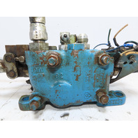 3 Spool Lever Hydraulic Double Acting Control Valve Open Center 3/4-16 ports