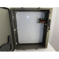 HOFFMAN A36HS3108LP 36X31X8 ENCLOSURE 60A Square D Disconnect Backplate TYPE 4
