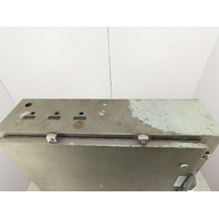 HOFFMAN A36HS3108LP 36X31X8 ENCLOSURE 60A Square D Disconnect Backplate TYPE 4