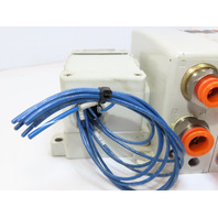 SMC VQ4101-5 4/5-PORT 8-Valve Bank VQ4000 Base 24VDC