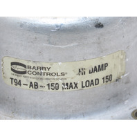 Barry Controls T94-AB-150 T-Mount Series General Purpose Isolator 1/2-20 Qty 2