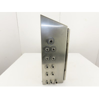 Hoffman 20x20x8 Sloped Top Electrical Enclosure 304SS