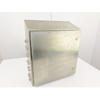 Hoffman 20x20x8 Sloped Top Electrical Enclosure 304SS
