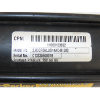 Parker 2.00CF2ALUS14AC48.500 6" Bore X 23"Stroke Air Cylinder With Rod Lock