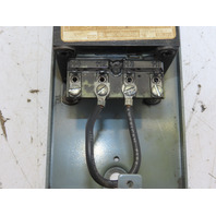 Westinghouse Enclosed Transformer 1F0890 .050KVA Pri: 240/480V Sec: 120V