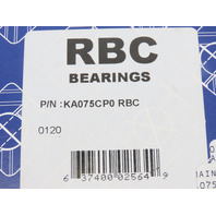 RBC KA075CP0 REALI SLIM BALL BEARING 11" ID x 11.75" OD x 0.5" Wide