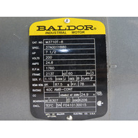 Baldor M3710T-8 7-1/2 7.5 HP 1760RPM 213T Frame 3PH 200V TEFC Motor