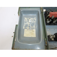 30 Amp 600 Volt Fused Fusible 3P Pole Disconnect Safety Switch
