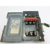 30 Amp 600 Volt Fused Fusible 3P Pole Disconnect Safety Switch