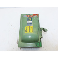 30 Amp 600 Volt Fused Fusible 3P Pole Disconnect Safety Switch